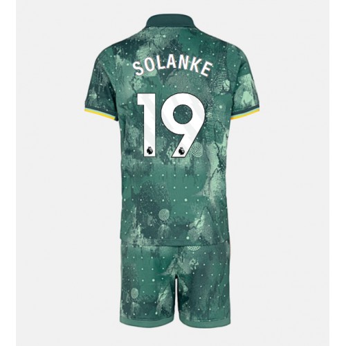 Dětský fotbalový dres Tottenham Hotspur Dominic Solanke #19 2024-25 Třetí Krátký Rukáv (+ trenýrky)